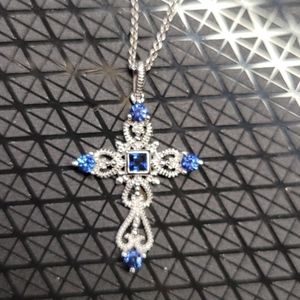KARIZMA SPA cross .925 18 inch necklace. New.